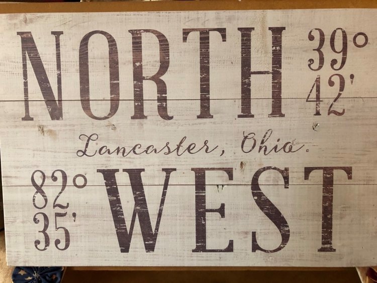 Sign Wooden North West Lancaster Sign